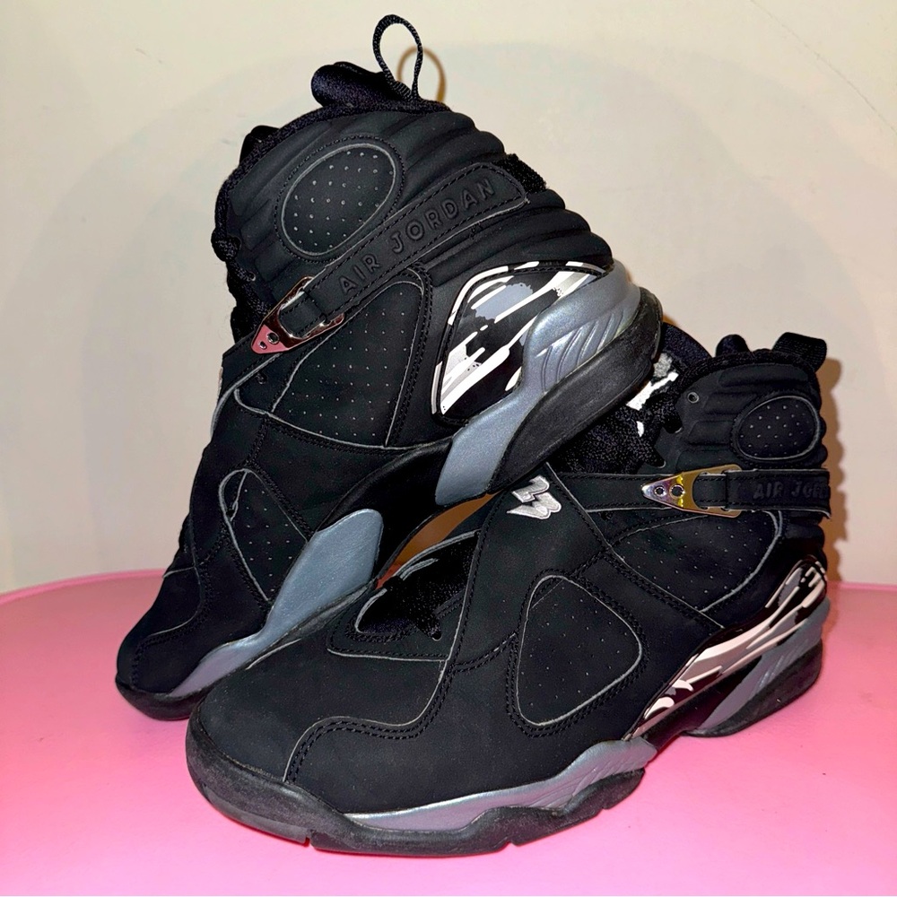 2003 Air Jordan Retro 8 Black Chrome 10.5 NOS